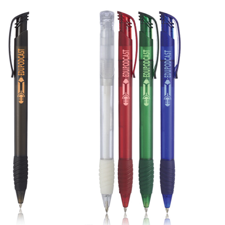 Translucent Ballpoint Grip Pen 8