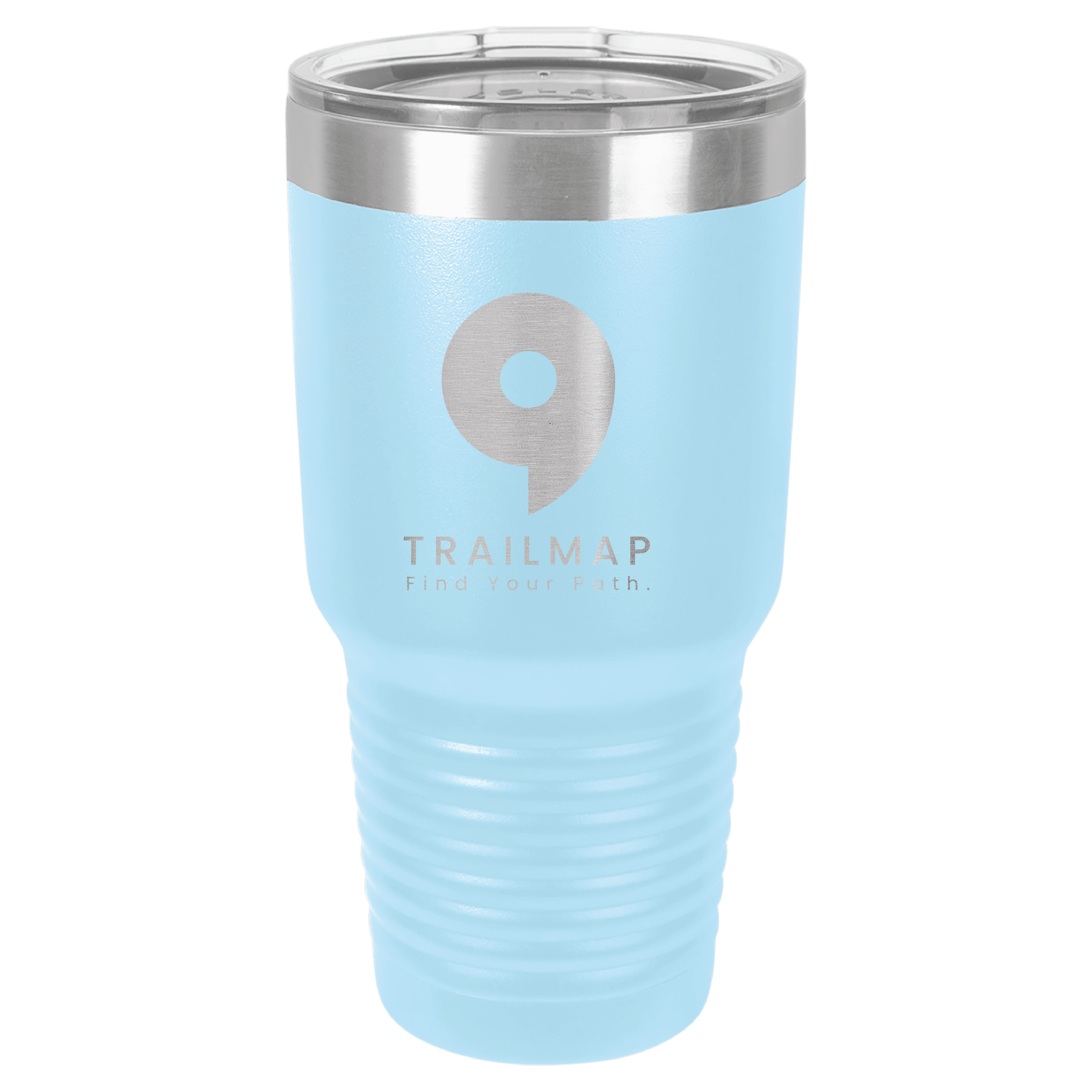 30 Oz. Polar Camel Stainless Steel Tumbler with Sliding Lid 30