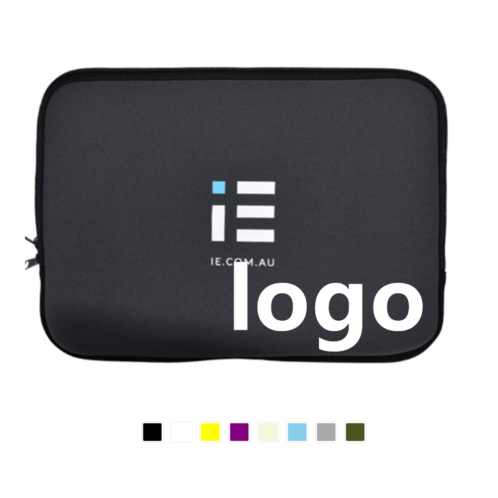 Neoprene Laptop Sleeve Bag With Zippered Closure 3