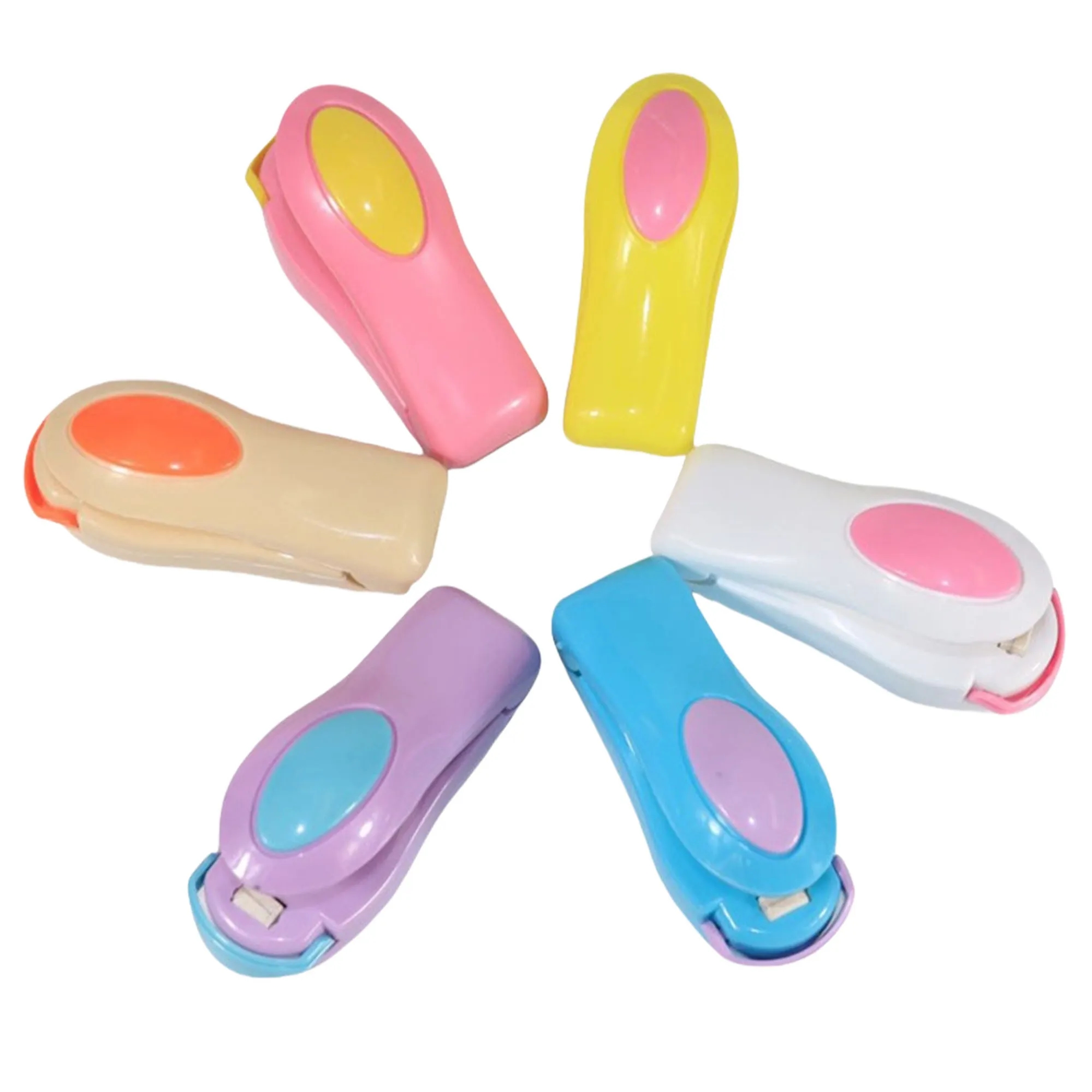 Portable 6 Color Mini Bag Sealer Clips 4