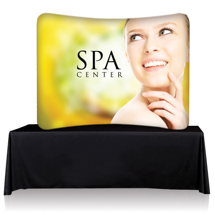 Easy Tube Curved Tabletop 8 ft. Double Sided