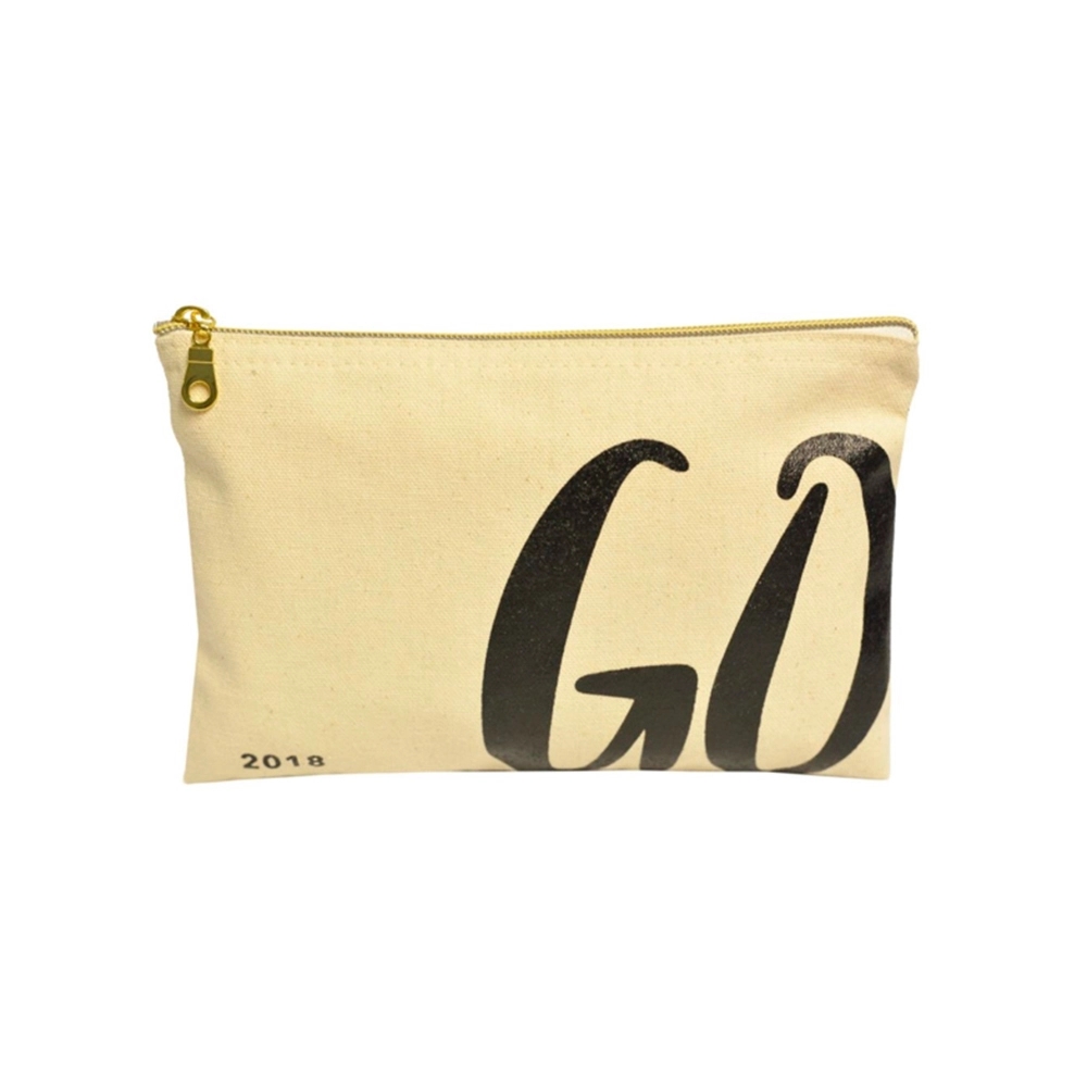 Canvas Zippered Pouches (8"w x 5"h) 10