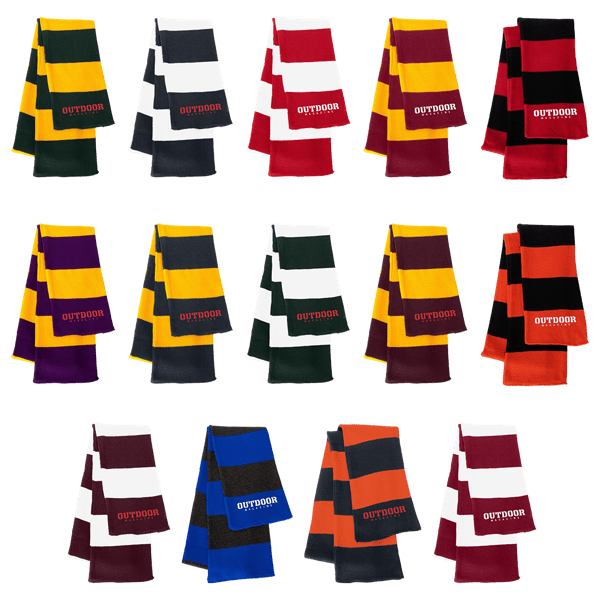 Sportsman SP02 Rugby Striped Knit Scarf 3