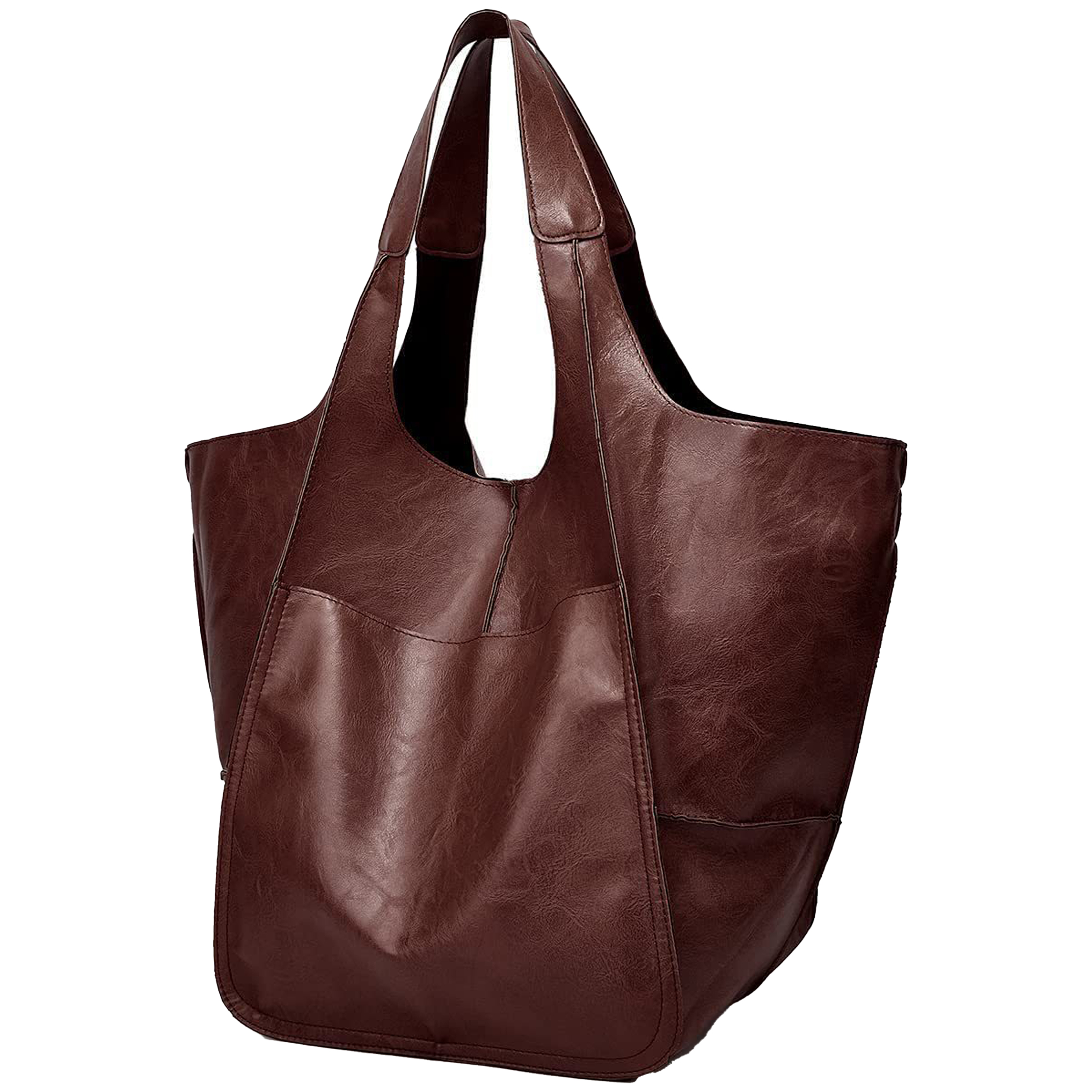 Pu Retro Minimalist Tote Bag 4