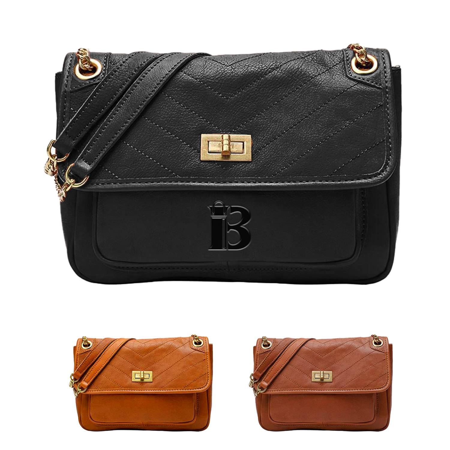 Leather Women Tote Bag, custom tote bag with logo imprint 4