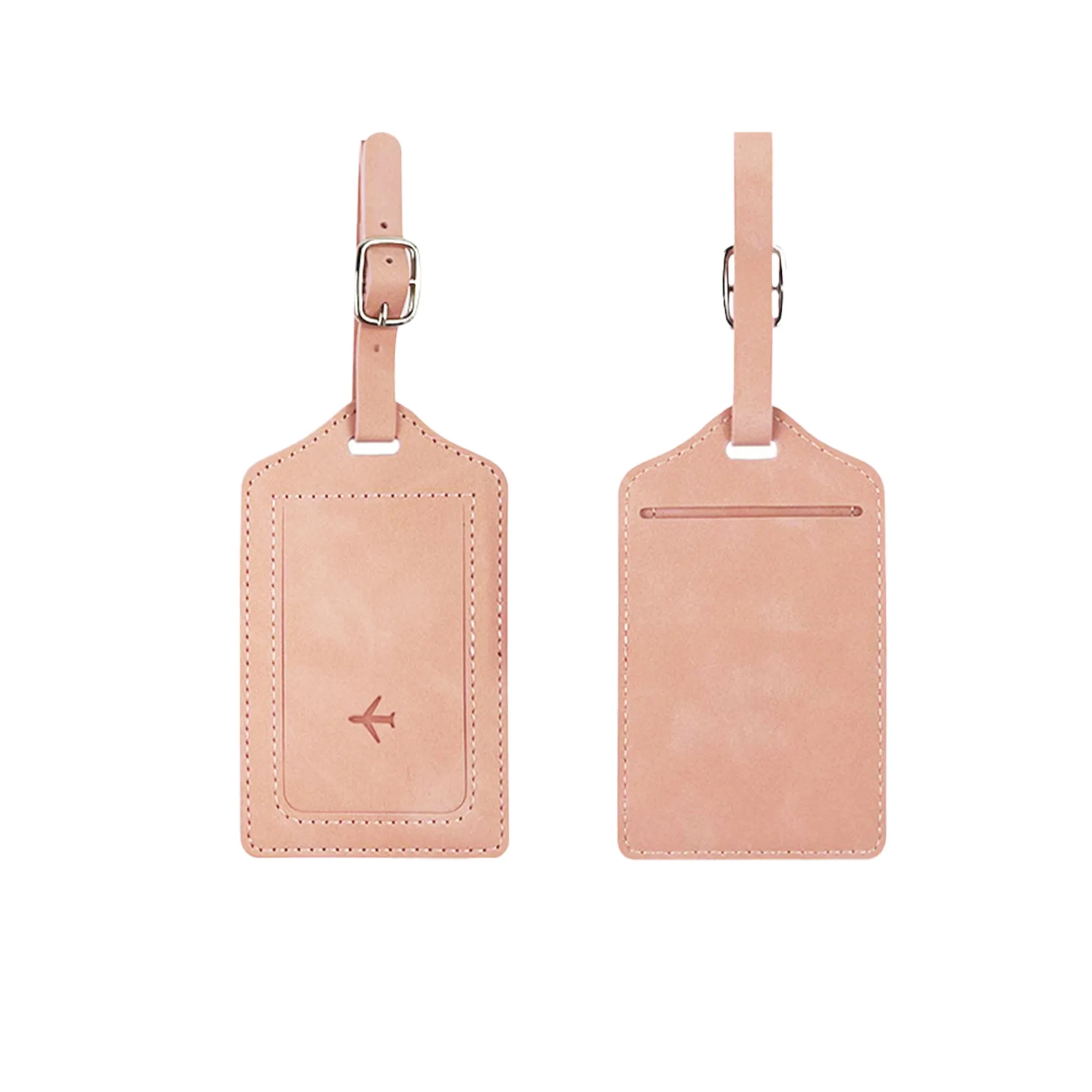 Custom PU Leather Luggage Tags - Travel Essentials 9