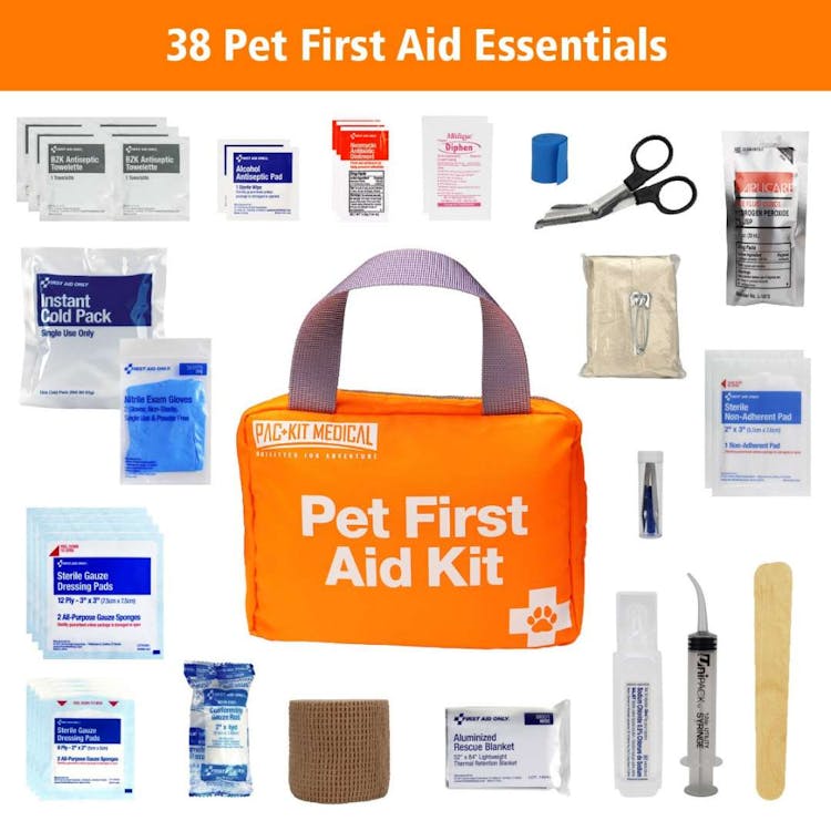 Medium Pet First Aid Kits - 38 Pieces 2