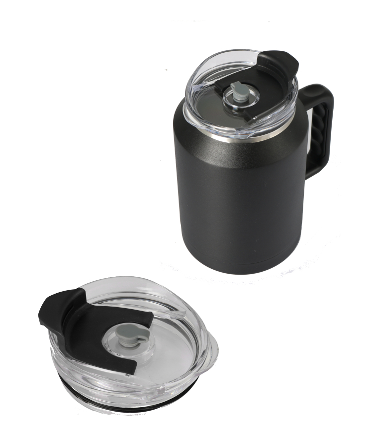 NEW 50oz double wall SS vacuum Mug &Lid with Twist Closure - gift box packing 8