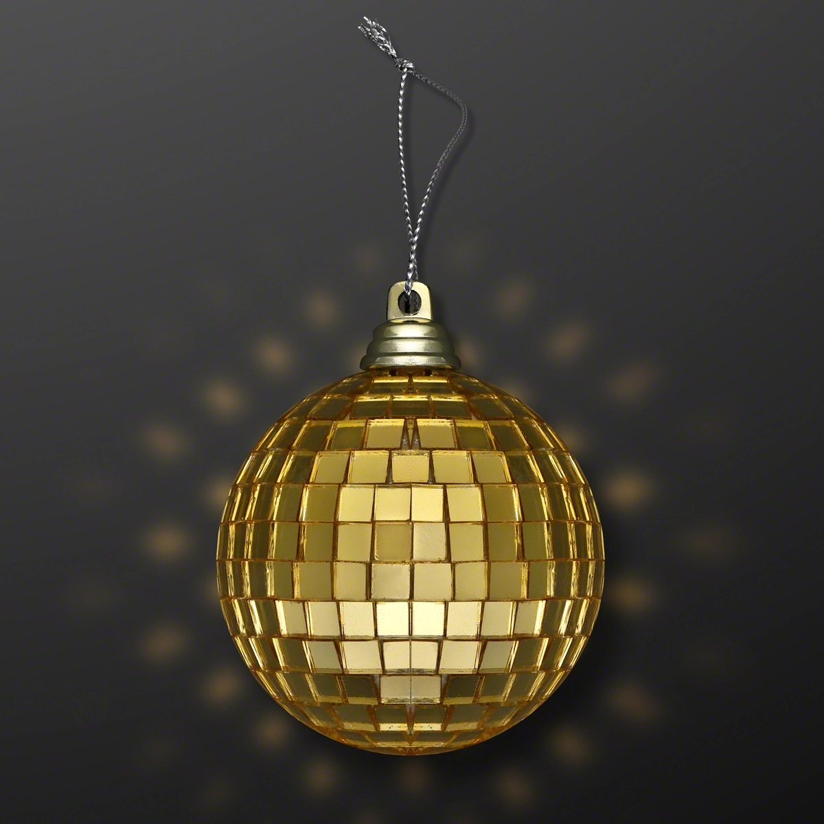 2.4" Mirror Ball Ornaments - 4-Pack 3