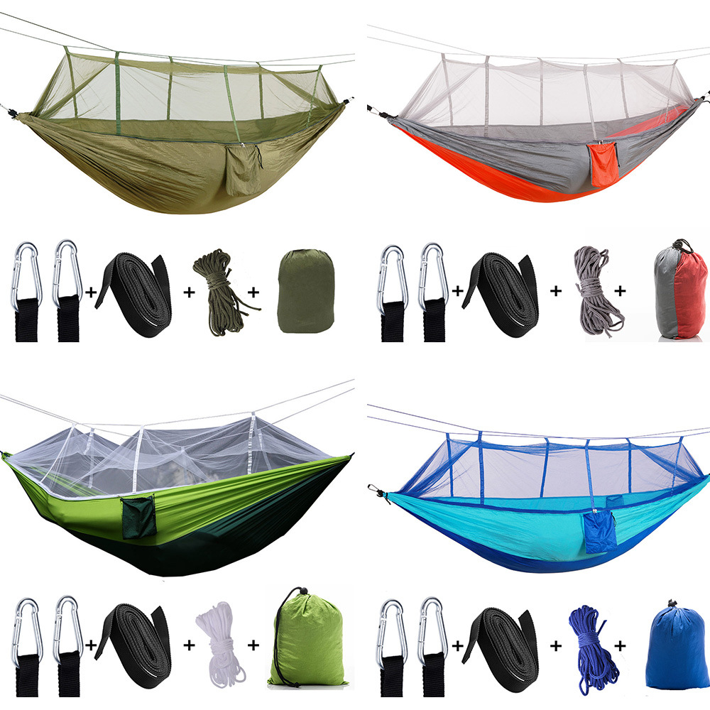 Outdoor Net Parachute Hammock Camping Hanging Sleeping Bed 2