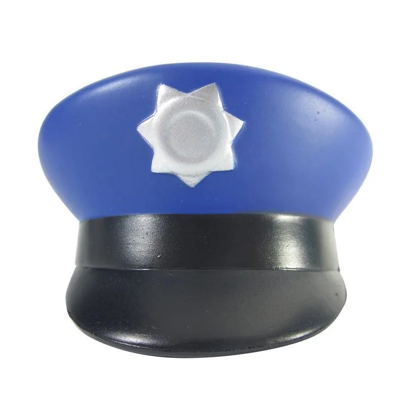 Police Hat Shaped Stress 4