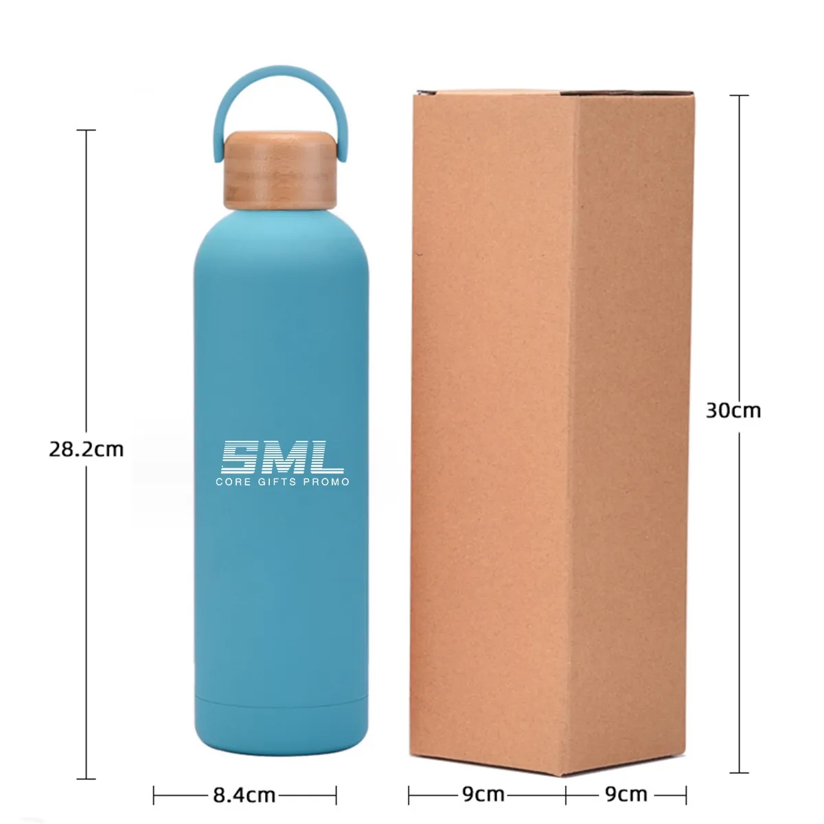 32oz Wall Vacuum Stainless Thermos Bottle with hand, custom water bottle with logo imprint 4