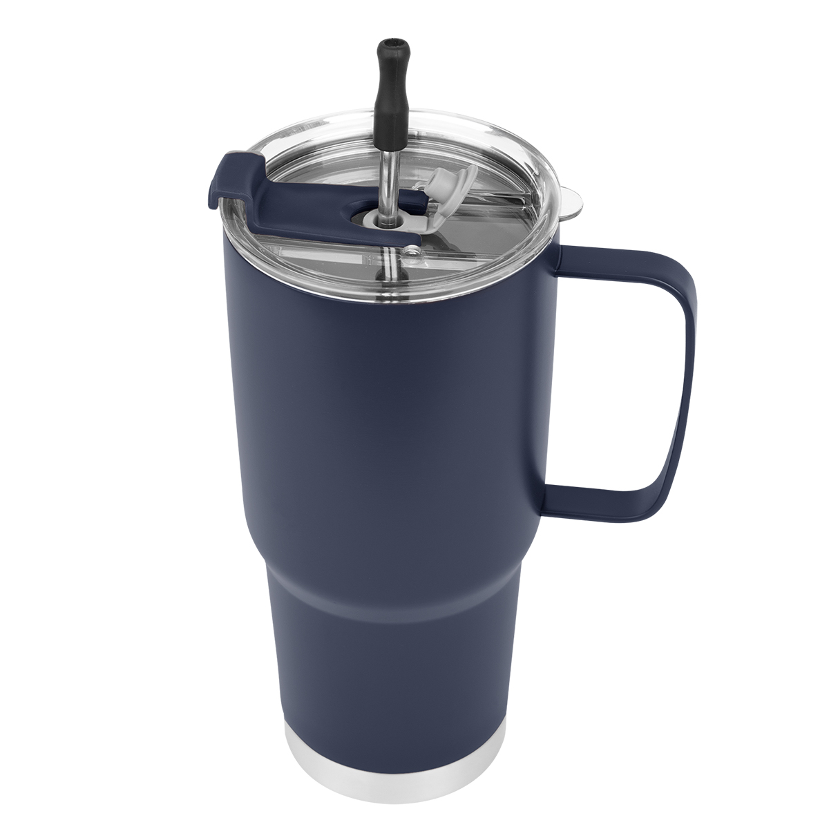 30 Oz. Lisbon Stainless Steel Tumbler With Straw 4