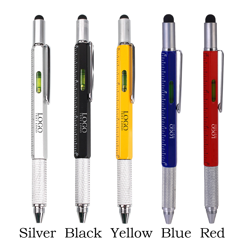 Promotional 6 In 1 Tech Tool Screwdriver Pen 7
