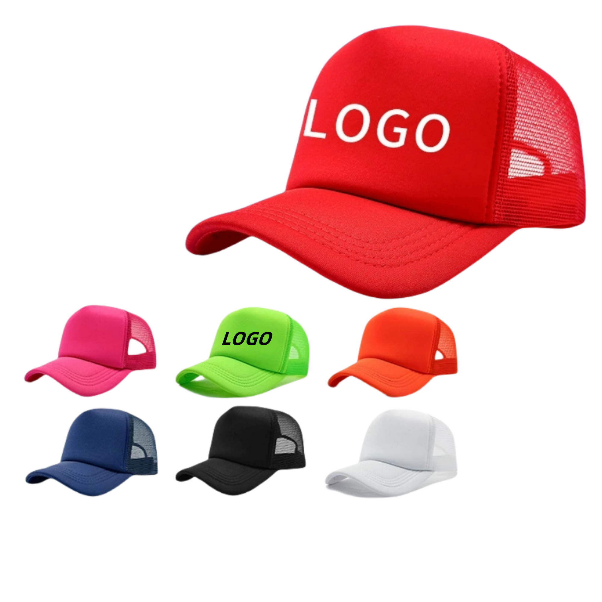 Pure Color Mesh Baseball Cap 2