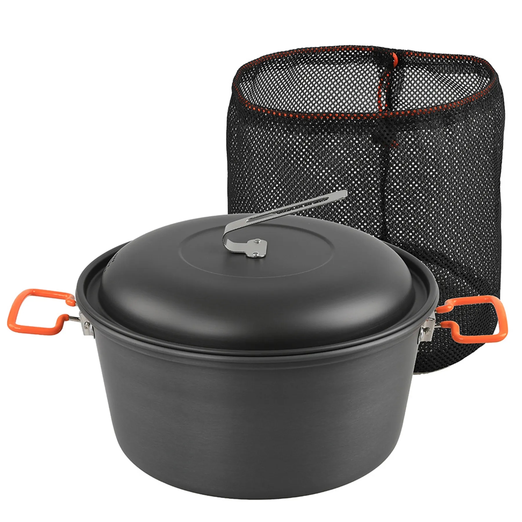 Alloy Outdoor Camping Double Ear Folding Pot 2