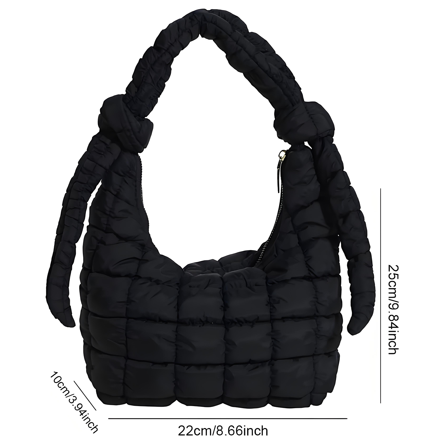 Cloud Pleated Casual Large-Capacity Cross-body Bag 6