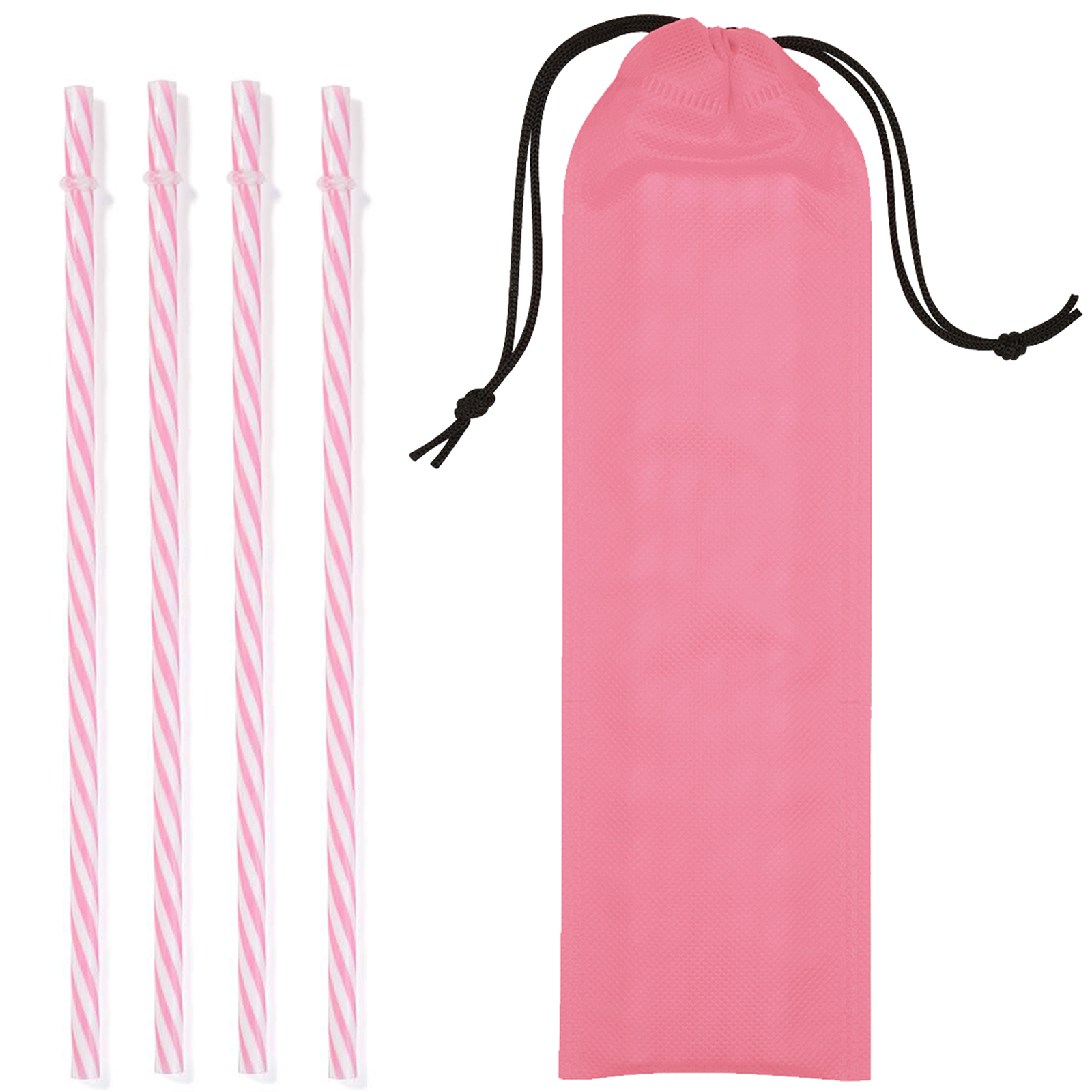 Reusable PP Straw in Drawstring Pouch 9