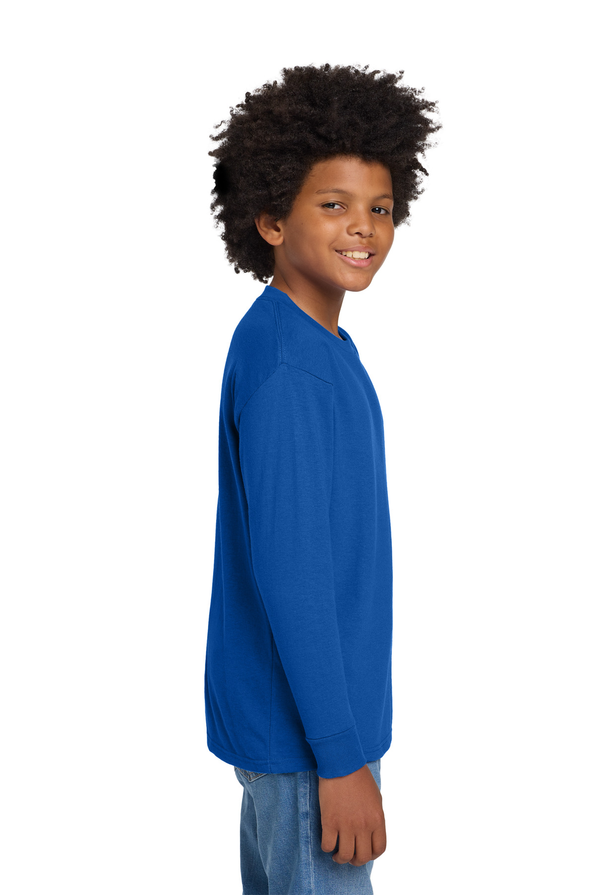 Gildan Youth Heavy Cotton 100% Cotton Long Sleeve T-Shirt. 5400B 63