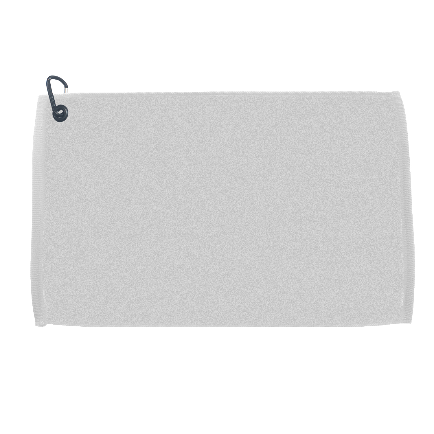 100% Cotton Jacquard Woven Golf Towel w/Carabiner 3