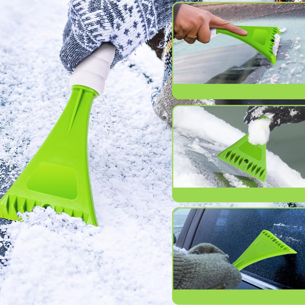 Foam Grip Ice Scraper for Cars 6