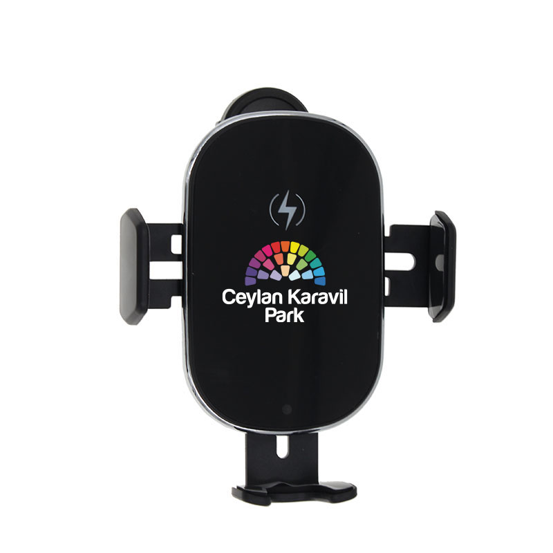 15W Fast Wireless Car Charger with Auto-Sensing Phone Mount & Adjustable Air Vent Holder 2