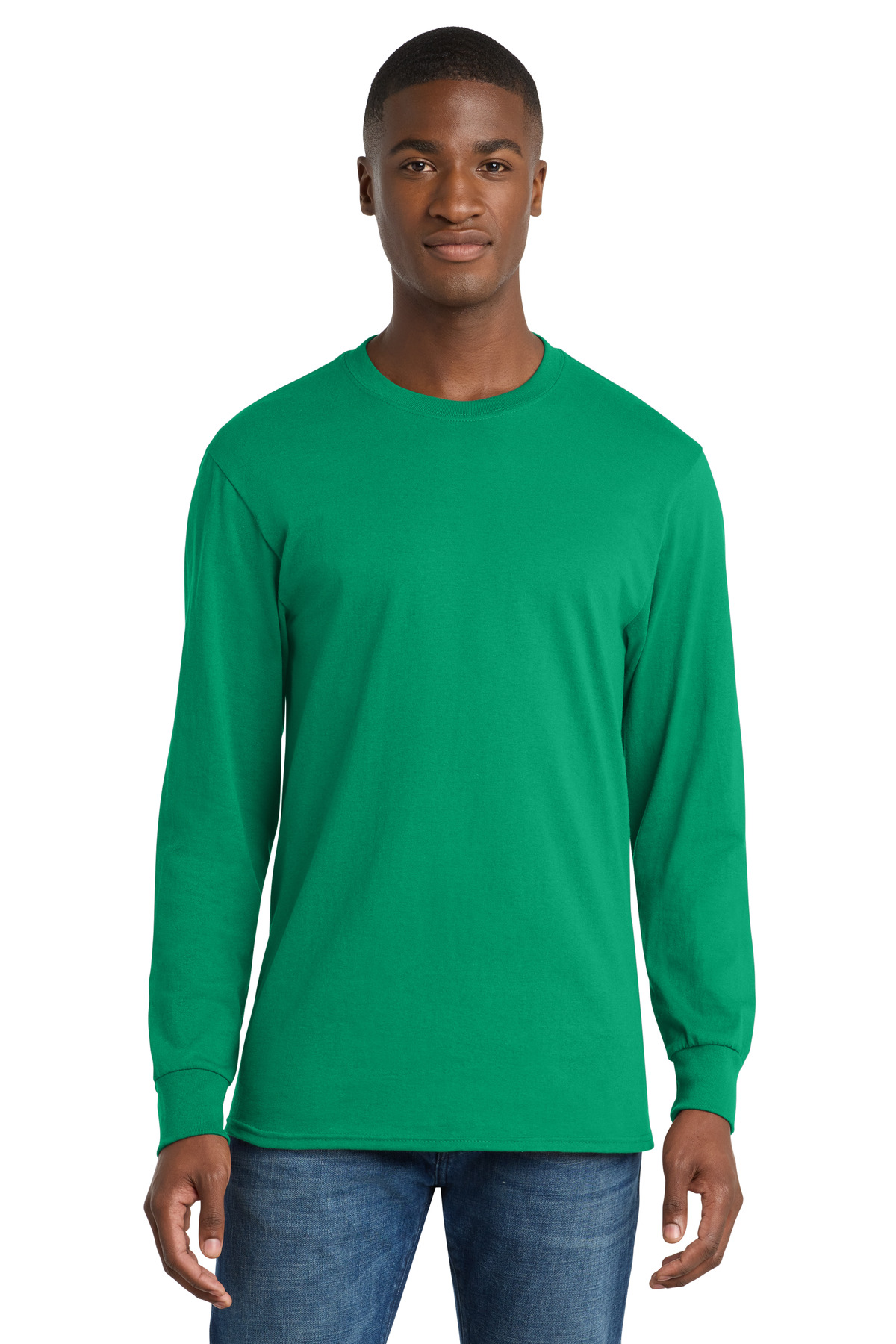 Port & Co Long Sleeve Core Cotton Tee. PC54LS 224