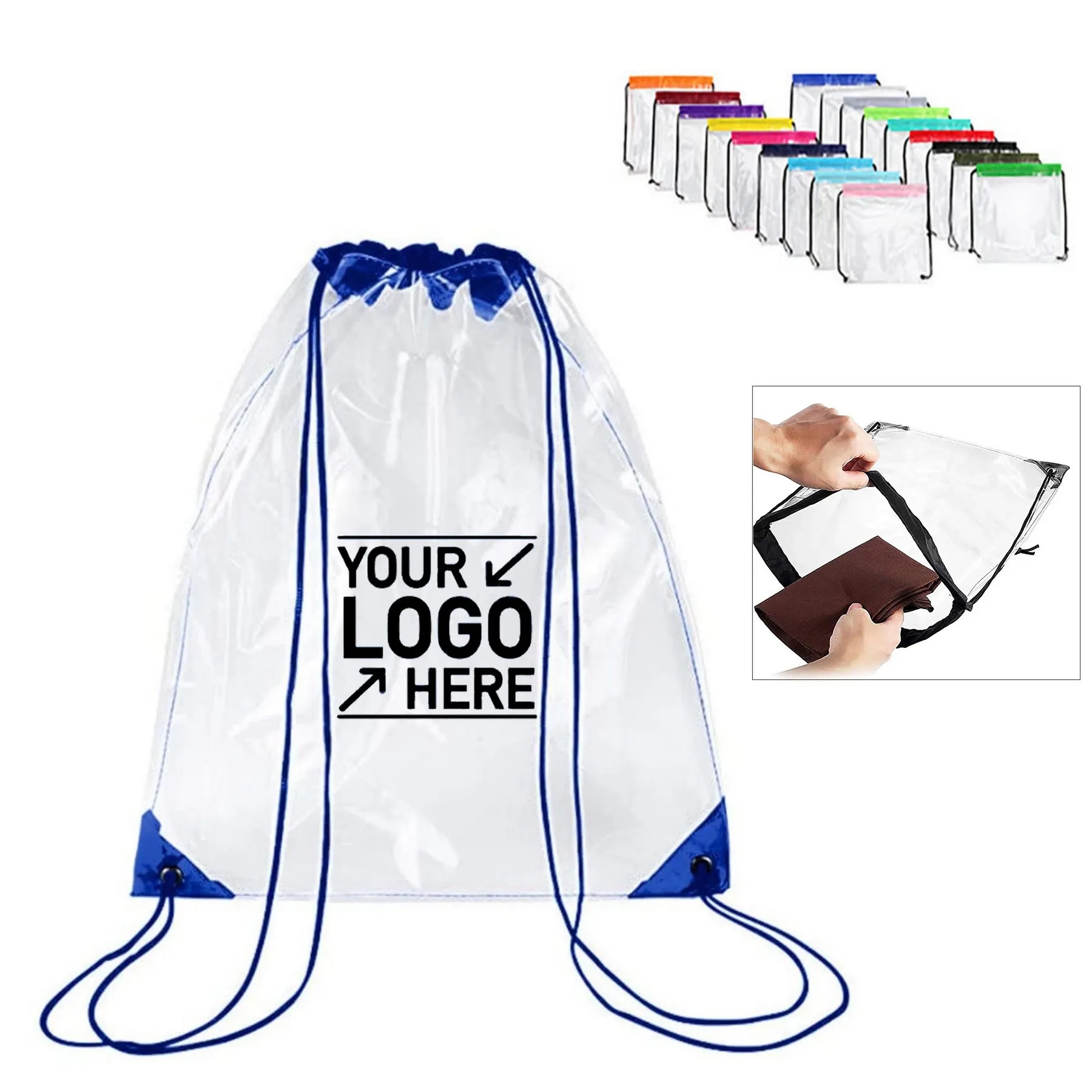 Clear Drawstring Backpack 3