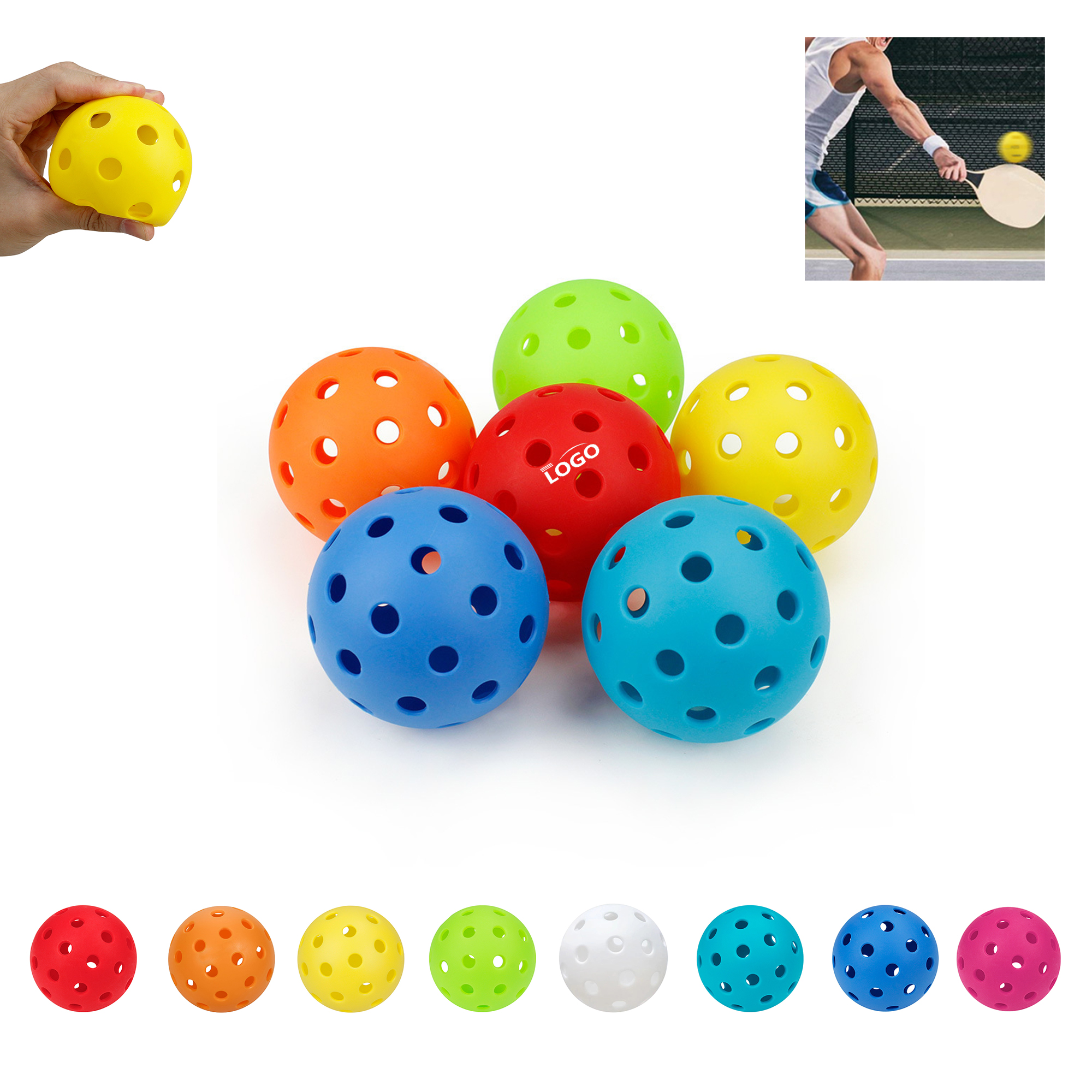 40 Hole Outdoor Pickleball MOQ 50 1