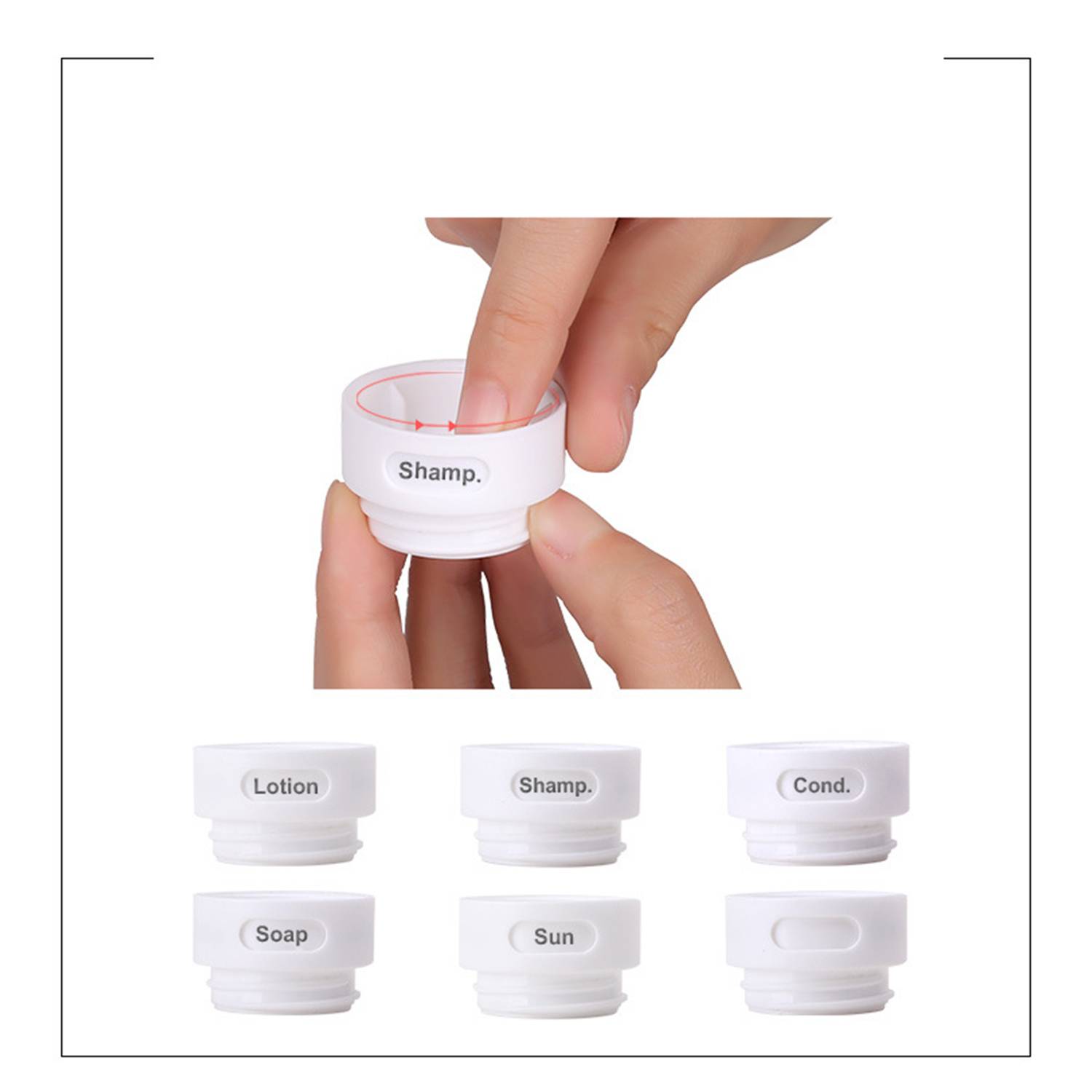 3Oz Silicone Folding Cream Bottle 6