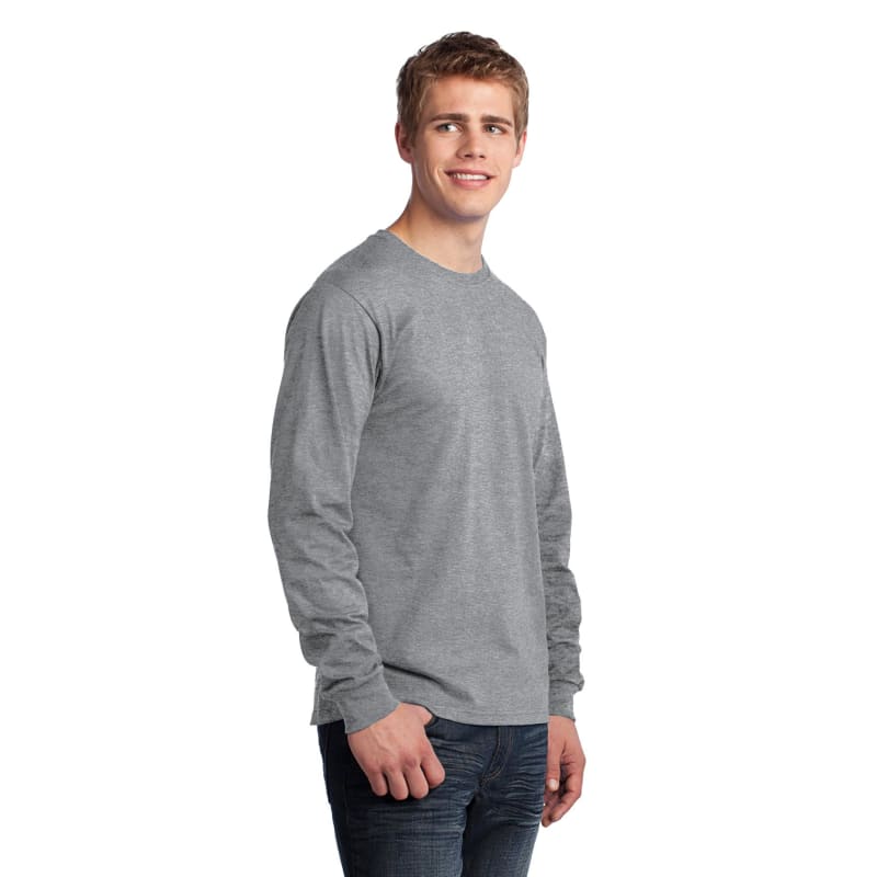 Port & Company - Long Sleeve Core Cotton Tee. 90