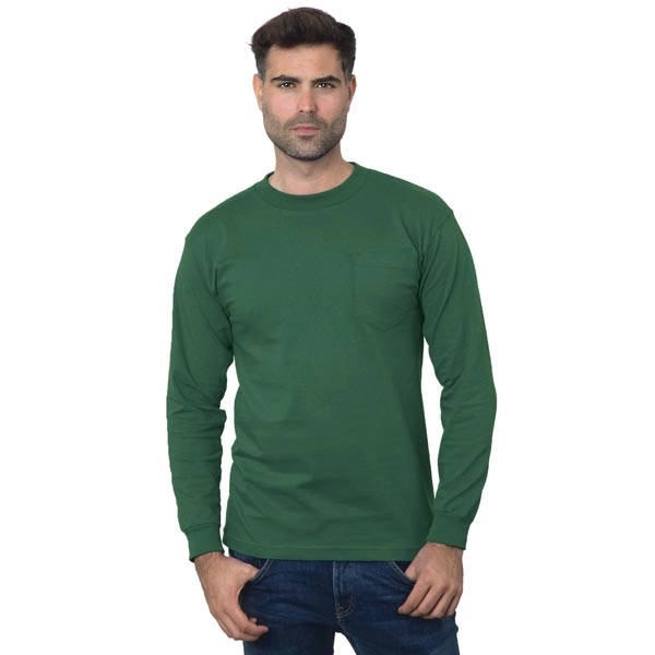 Unisex Union Made L/S Pocket Crew 5