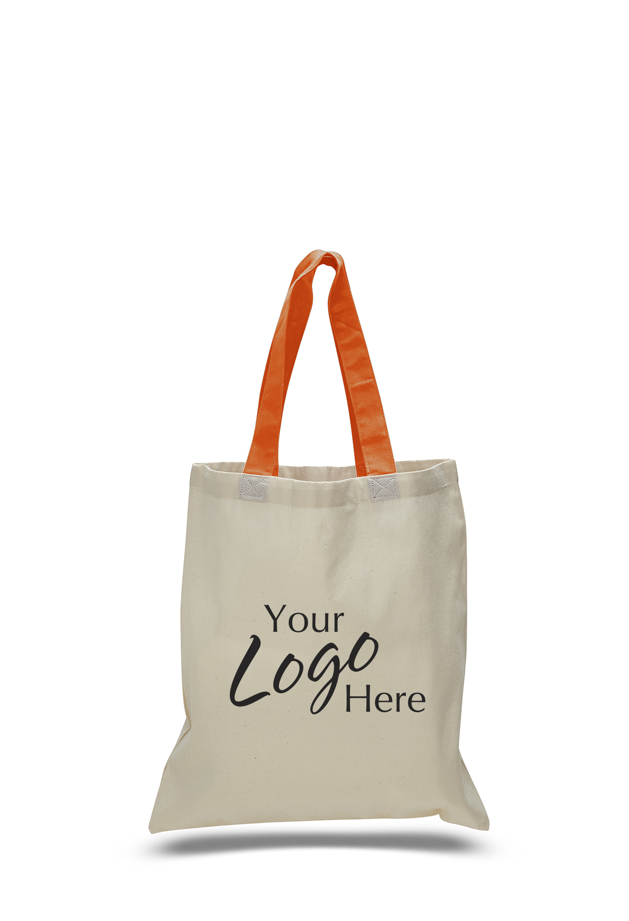 Economical Tote 15" W x 16" H Natural Bag, custom tote bag with logo imprint 36