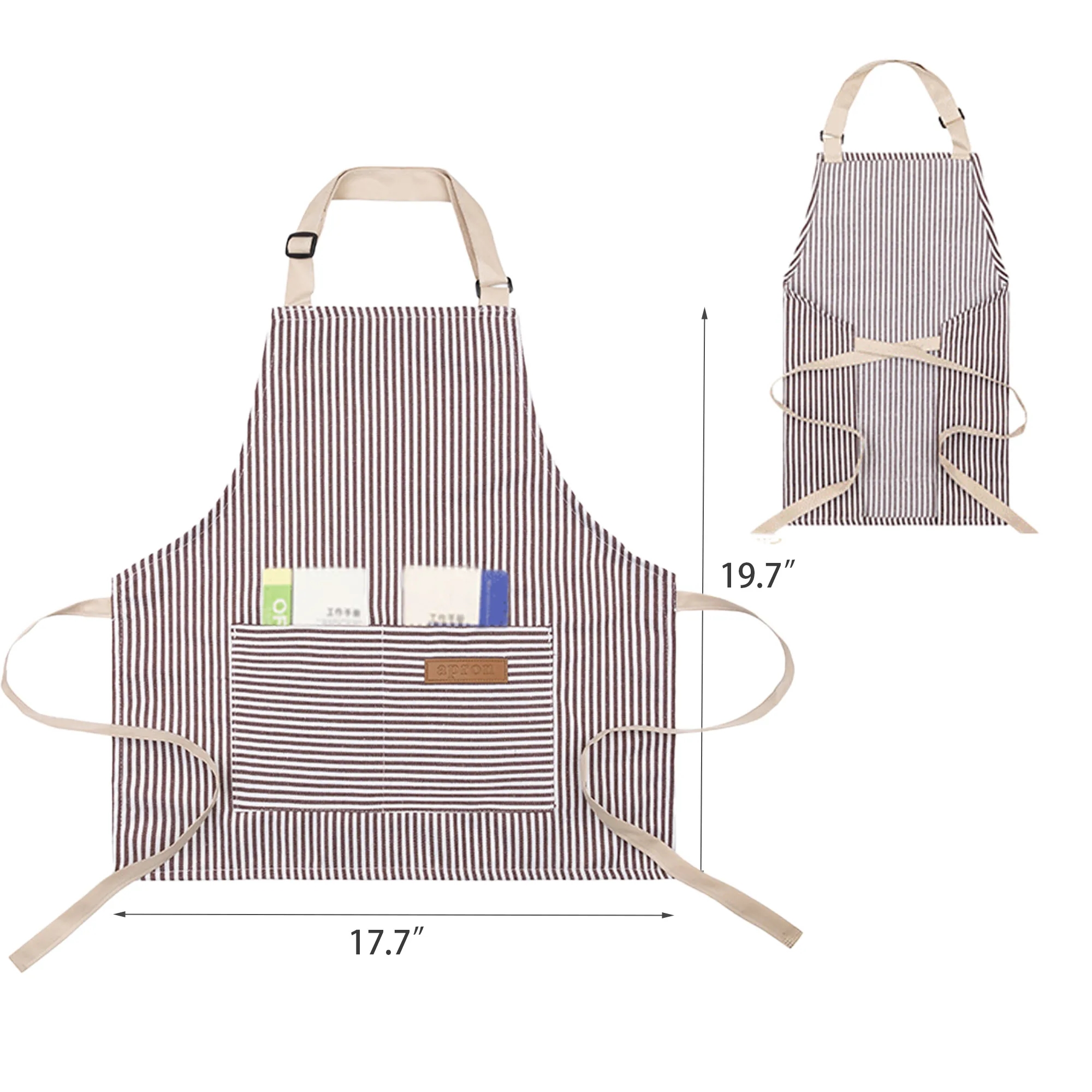 Kids' Pinstripe Apron 12