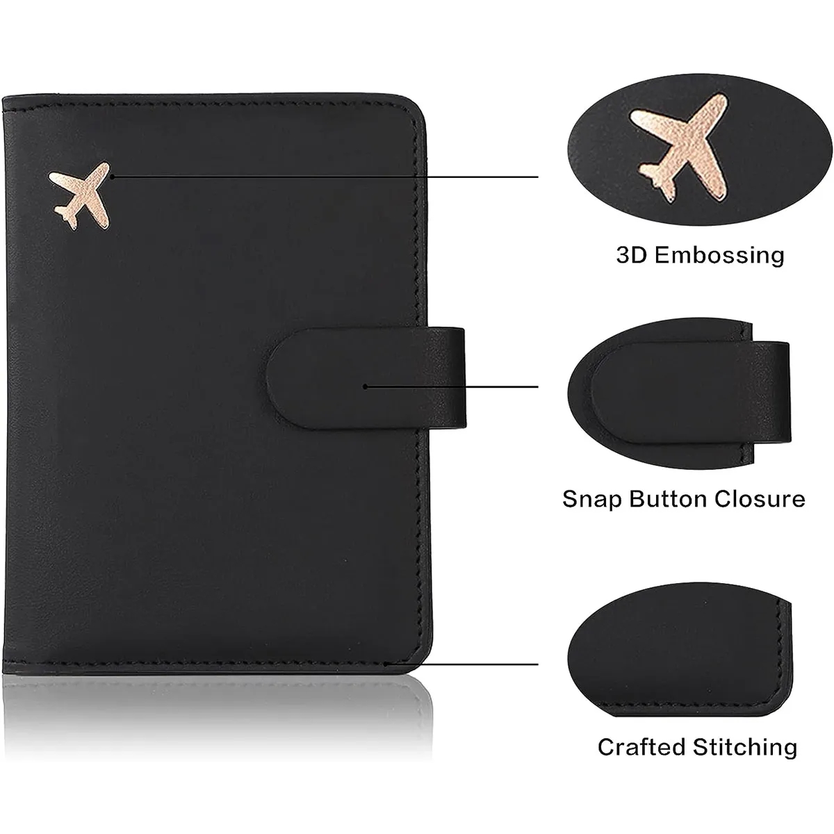 RFID Premium Leather Passport Holder 6