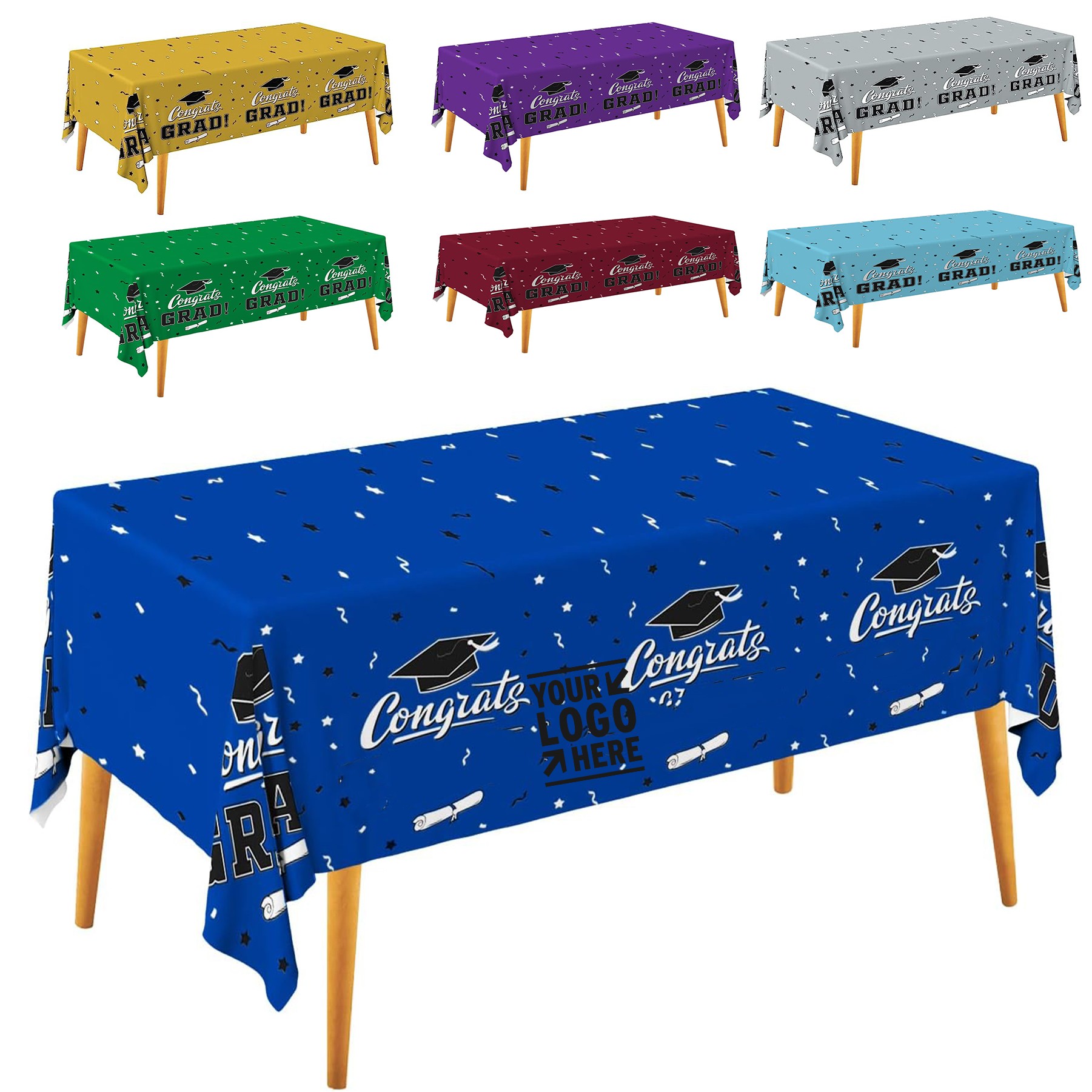 Graduation Gongrats Grad Tablecover Table Cloth 3