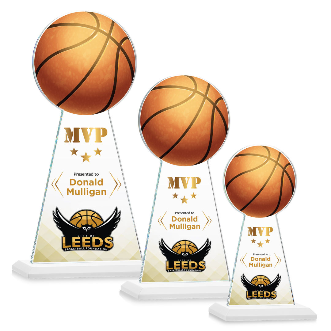 Edenwood Basketball VividPrint™ Award - White