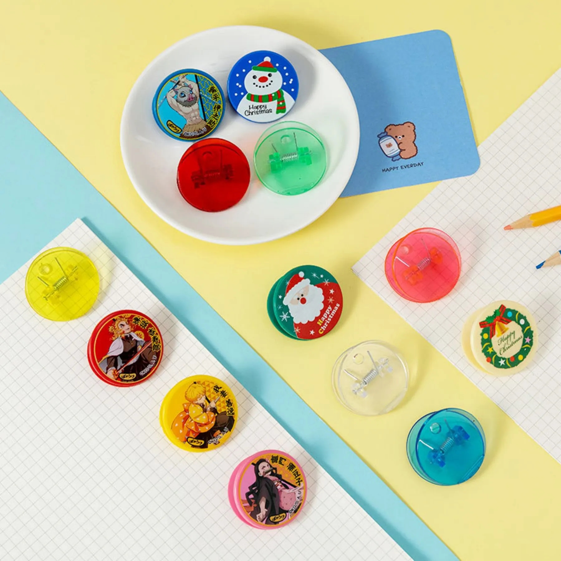 Round Acrylic Clip 5