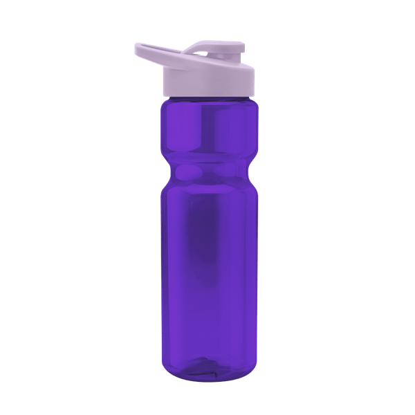 Blazer 28oz Transparent Bike Bottle w/Drink-thru Lid 2563