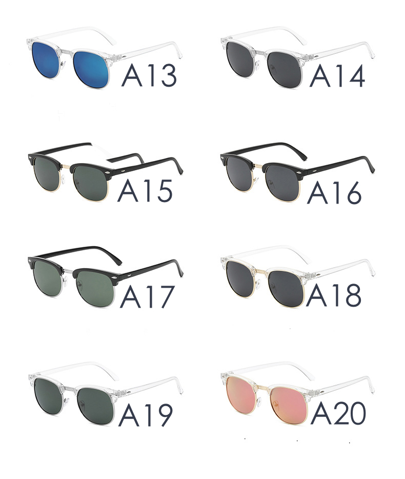 Half Frame Sun Glasses Vintage Sunglasses 10