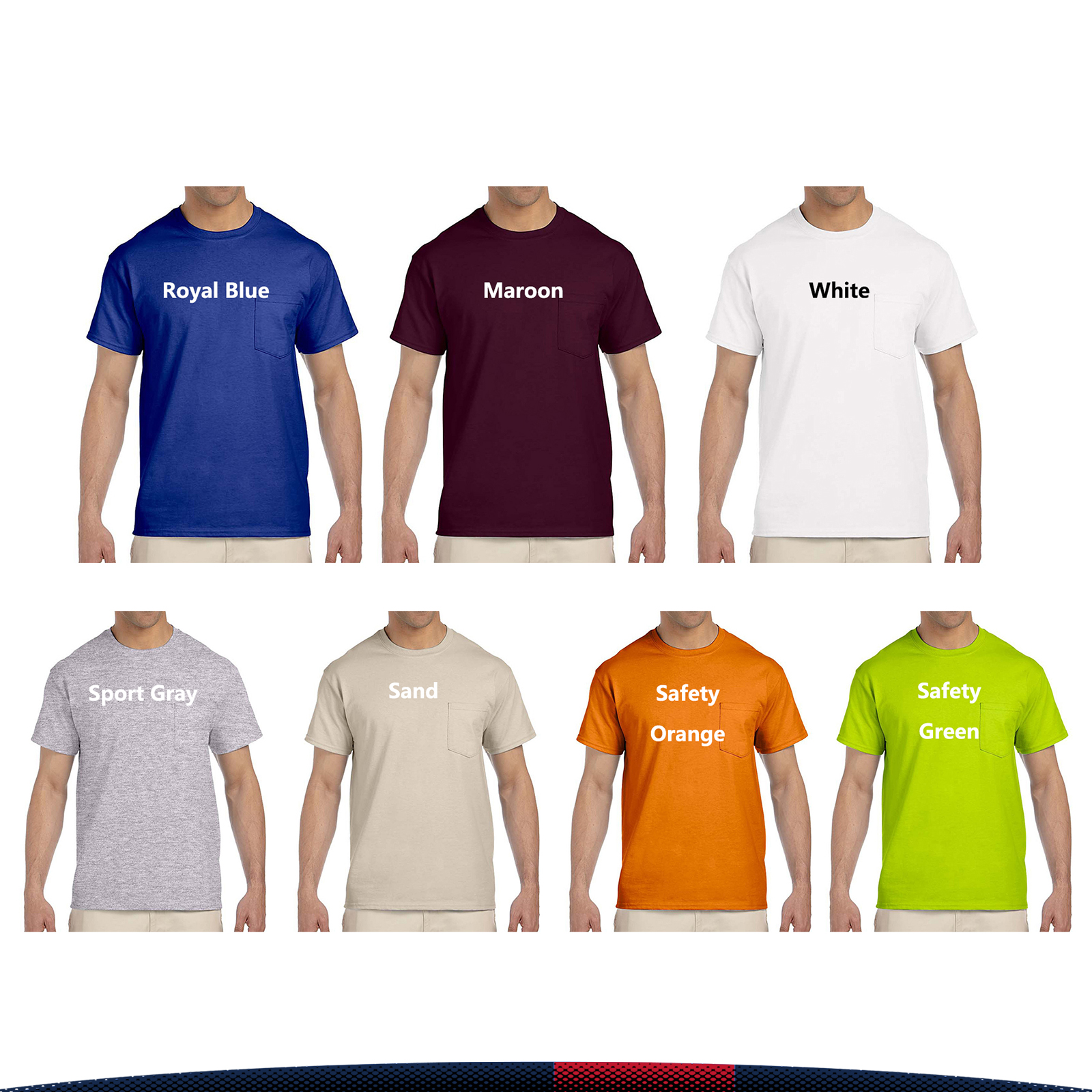 Gildan® 6.1 oz. 100% Adult Cotton T-shirts 4