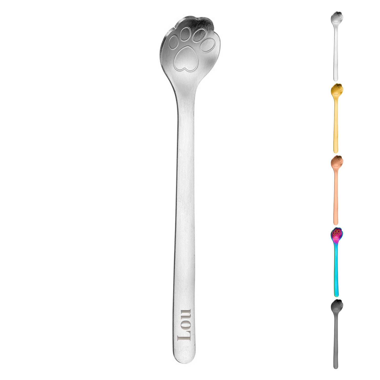 Stainless Steel Cat Claw Coffee Spoon 2