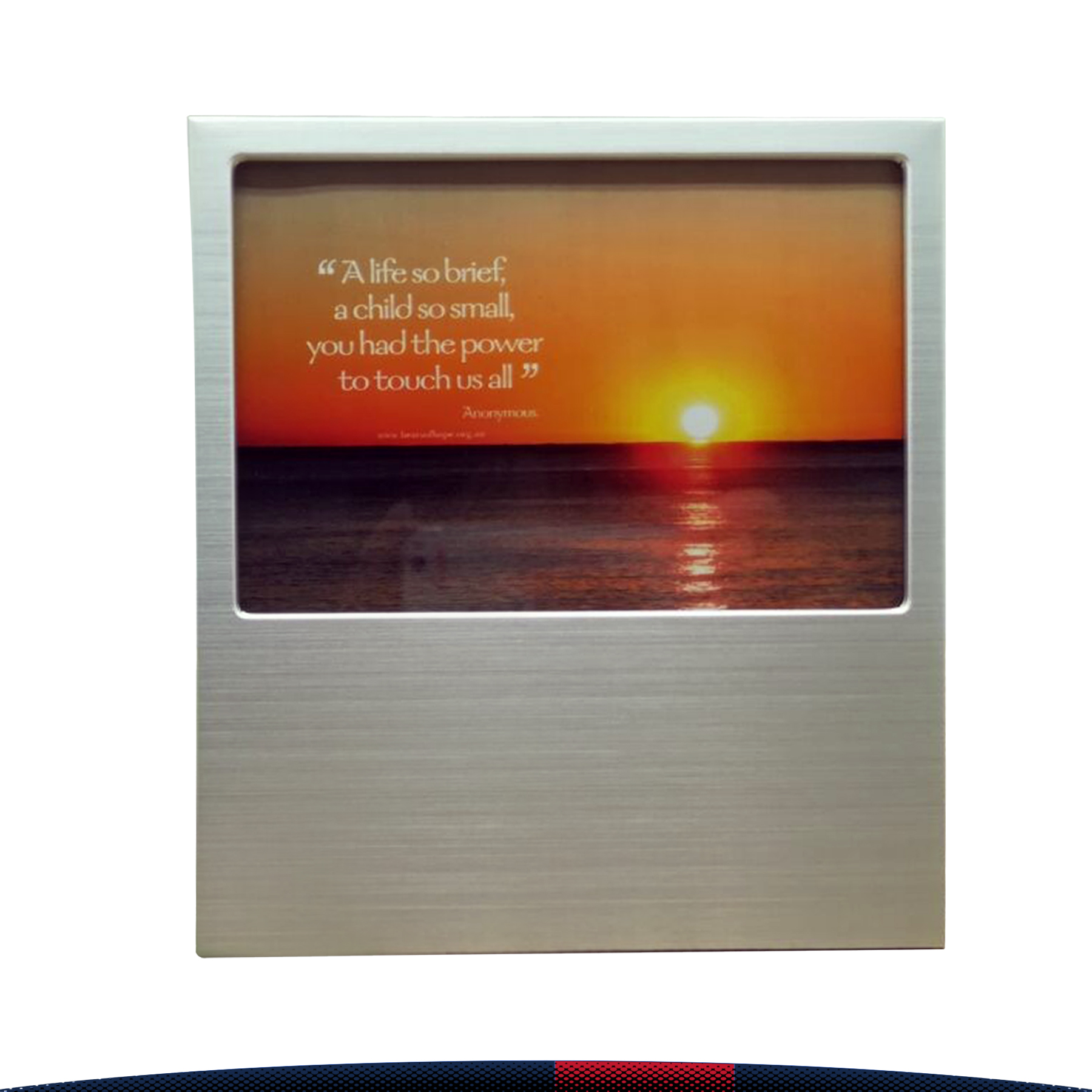 6 inch Textured Metal Photo Frame 2