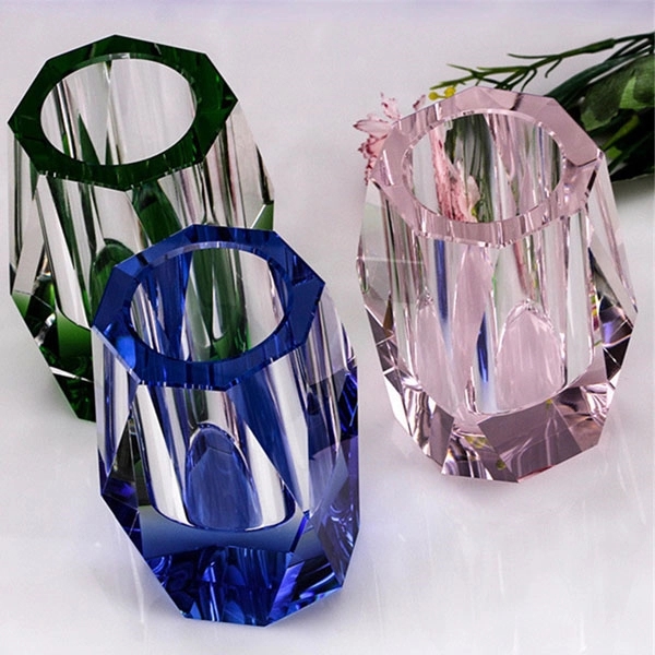 Octagon Crystal Pen holder 4