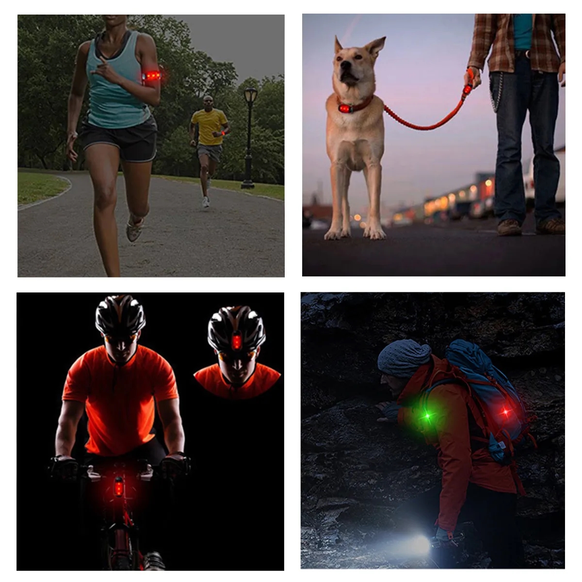 LED Outdoor Sports Safety Cycling Biking Tail Warning Light 2