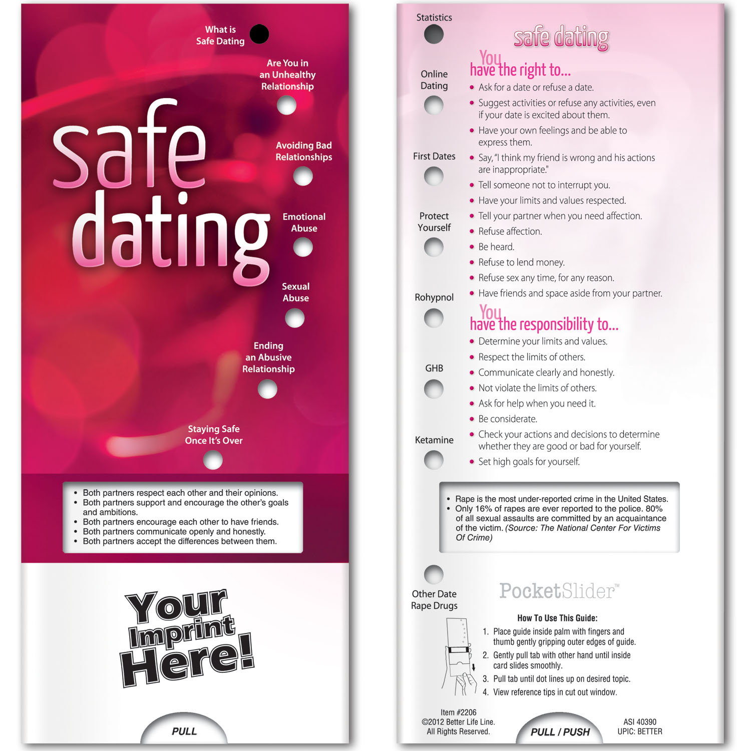 Pocket Slider - Safe Dating — view 1 of 4