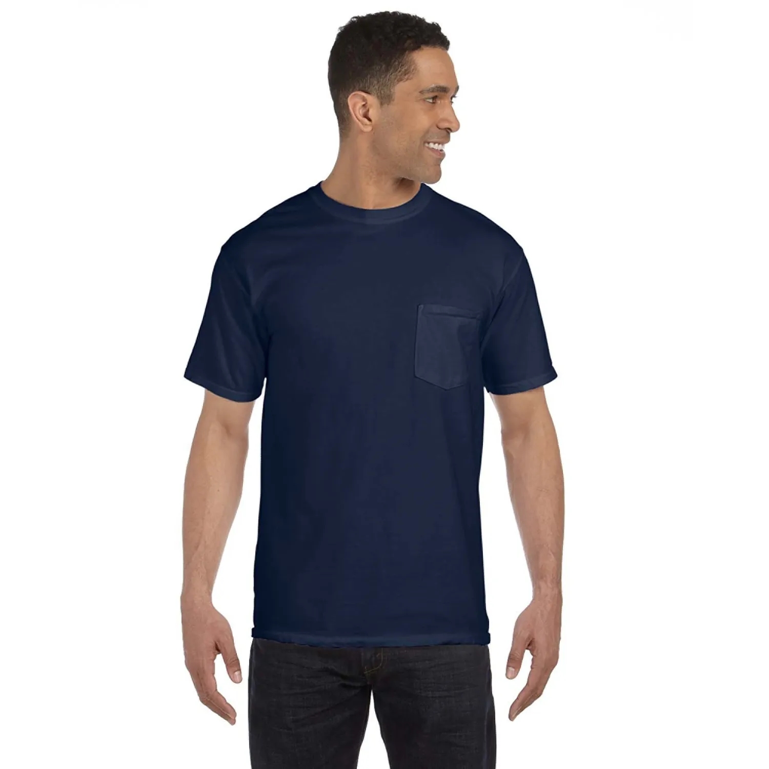 COMFORT COLORS ADULT HEAVYWEIGHT 6.1 OZ. POCKET T-SHIRT 136