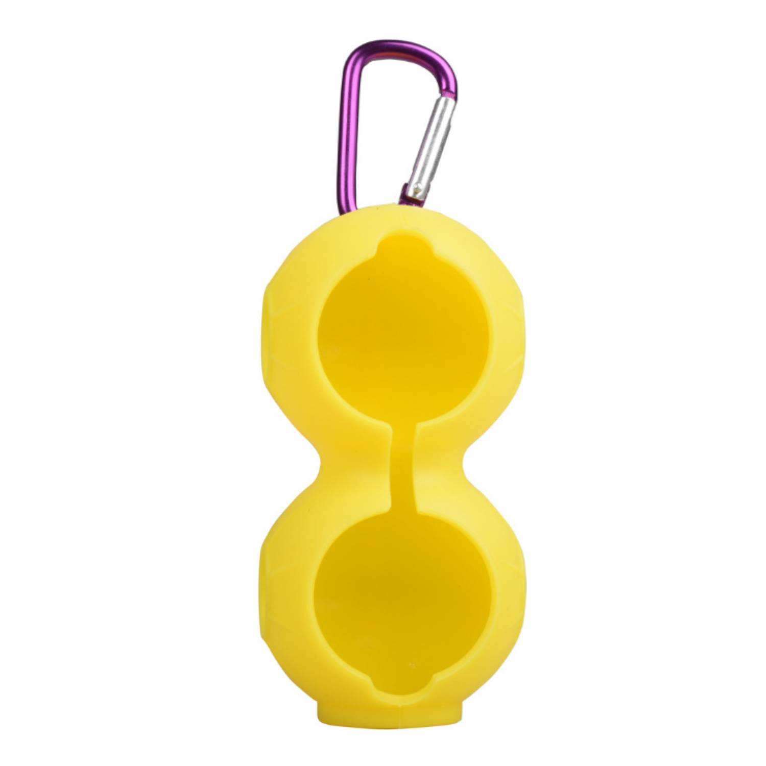 Duo Silicone Golf Ball Holder with Carabiner 1