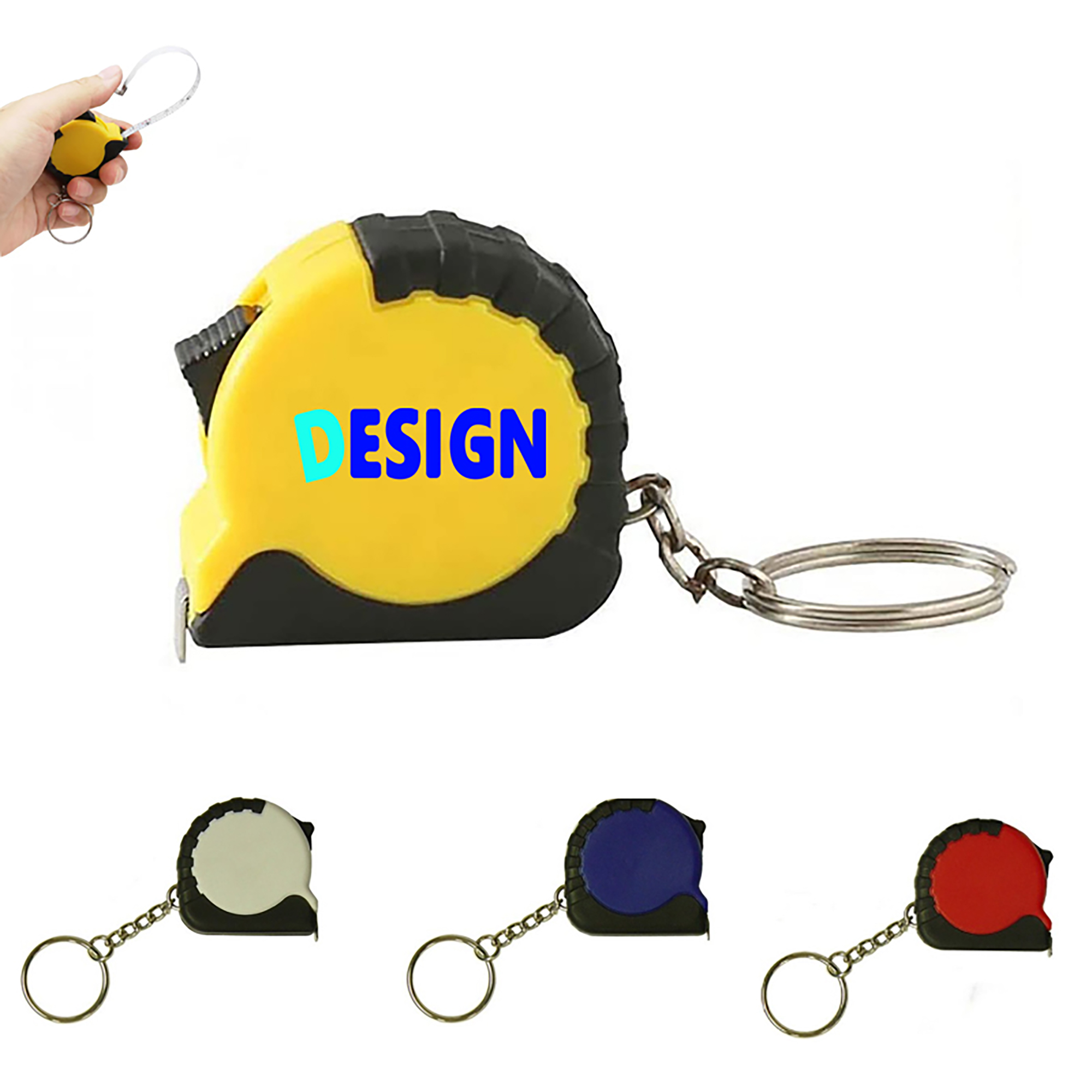 MOQ50 Mini Tape Measure Keychain 2
