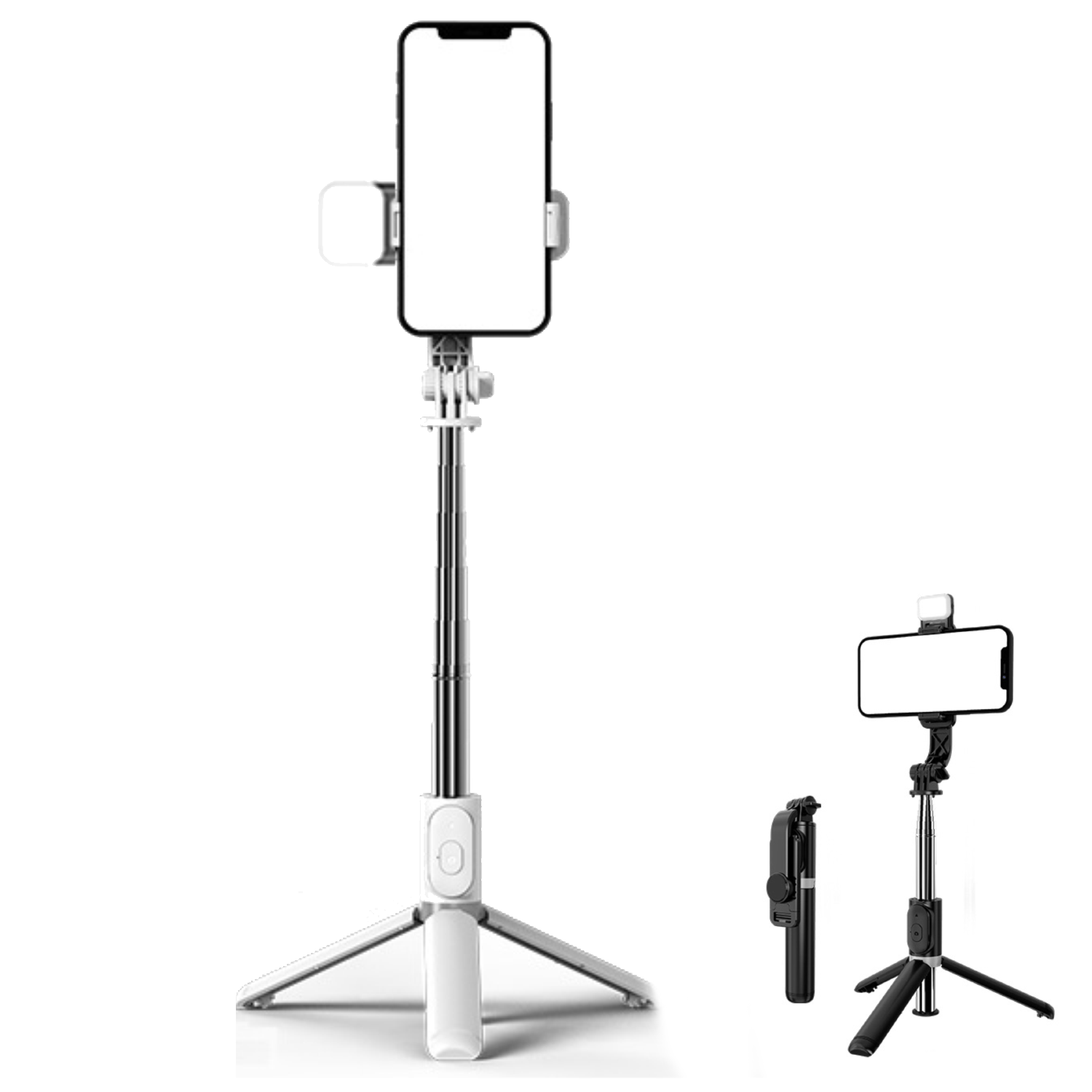 3 in 1 Foldable Portable Bluetooth Selfie Stick Tripod 6